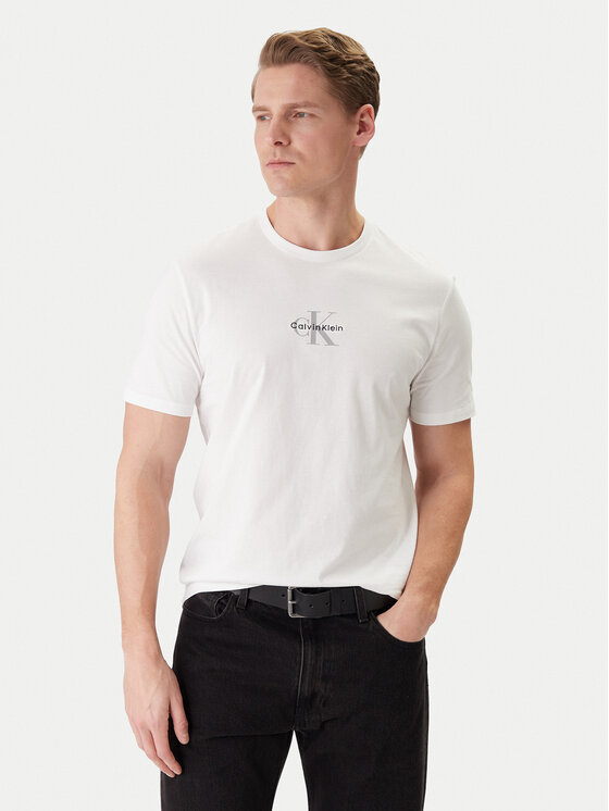 Calvin Klein Jeans Calvin Klein Jeans T-Shirt LV04RB866G Bílá Regular Fit