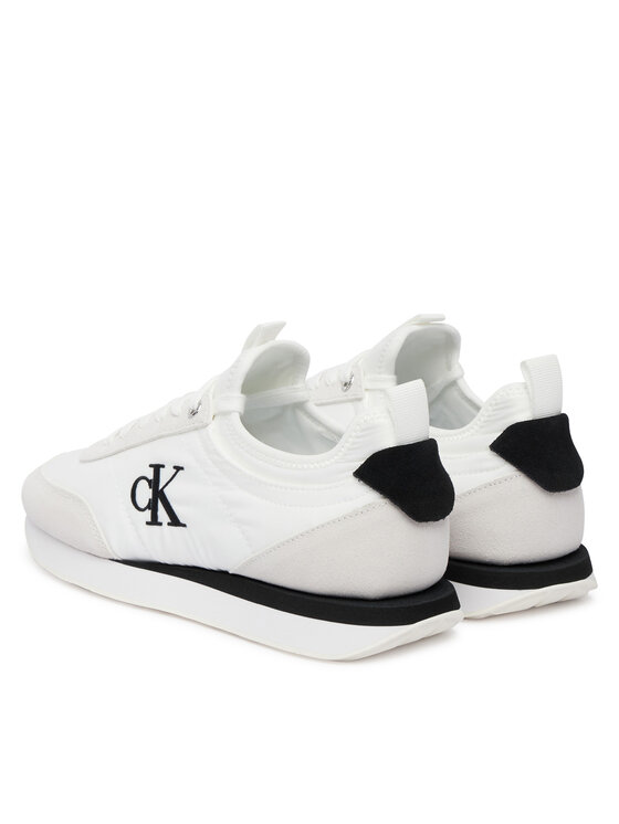 Calvin Klein Calvin Klein Sneakers Retro Runner Lace Up Sock YW0YW02060 Alb