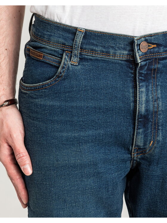 Wrangler Wrangler Pantaloncini di jeans TEXAS SHORTS Blu Regular Fit