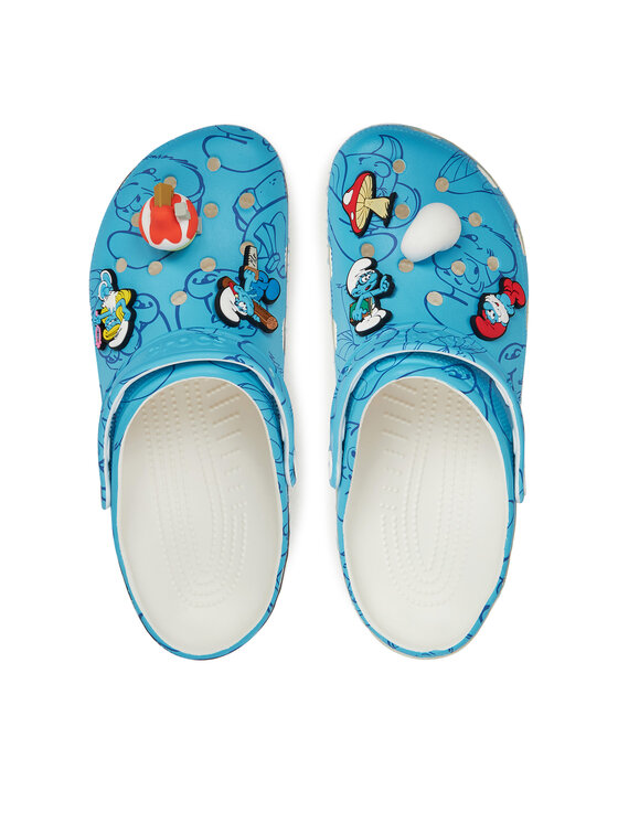 Crocs Crocs Klapki Smurfs Classic Clog 210820 Kolorowy