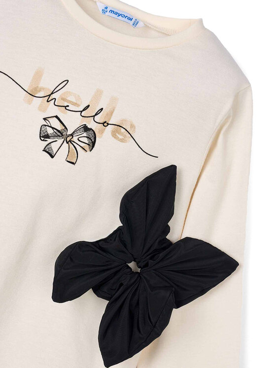 Mayoral Mayoral Bluse 4008 Écru Regular Fit