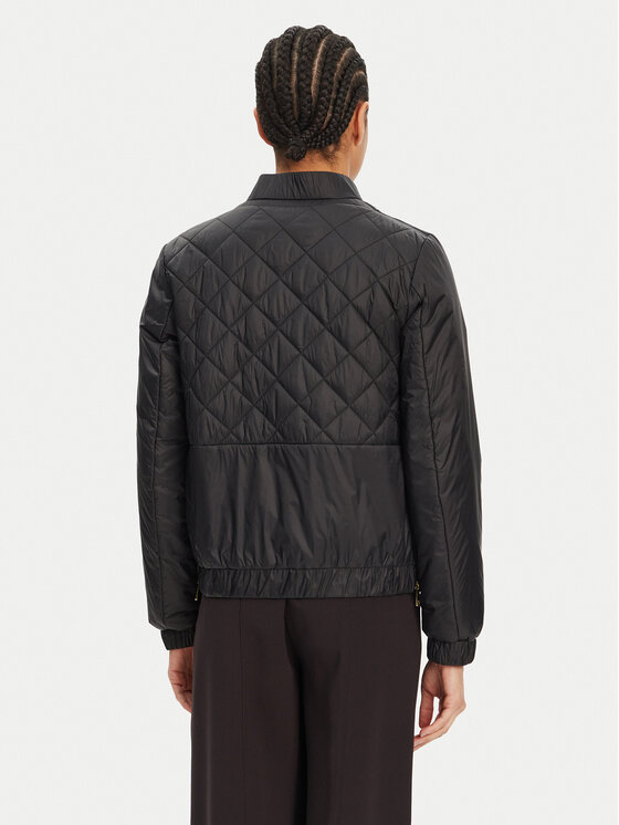 Geox Geox Bunda bomber Amabel W5520F T3132 F9000 Černá Regular Fit