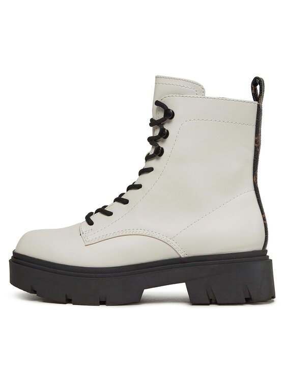 Guess Guess Botine Ramsay FL8RMY ELE10 Alb
