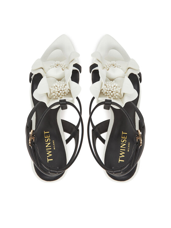 TWINSET TWINSET Σανδάλια 251TGT102 Λευκό