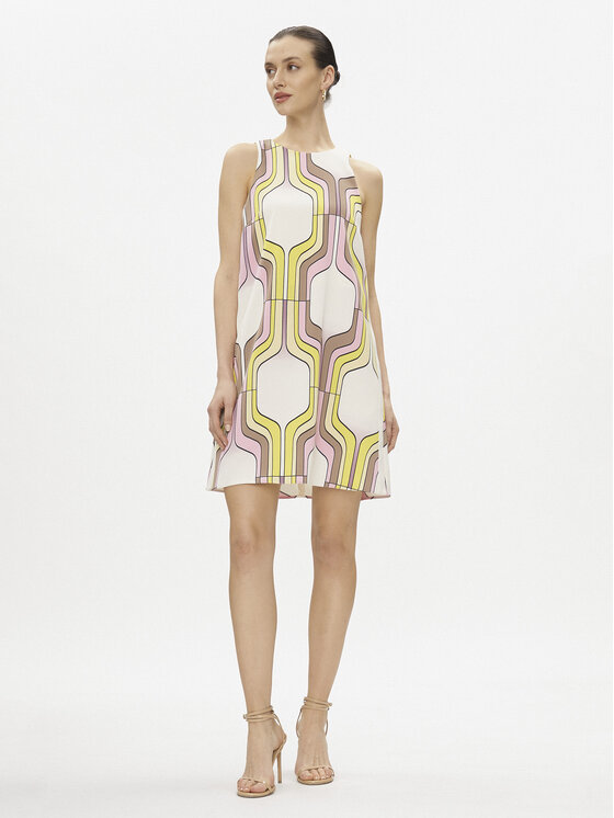 Marella Marella Sukienka letnia Agordo 2413221053 Kolorowy Regular Fit