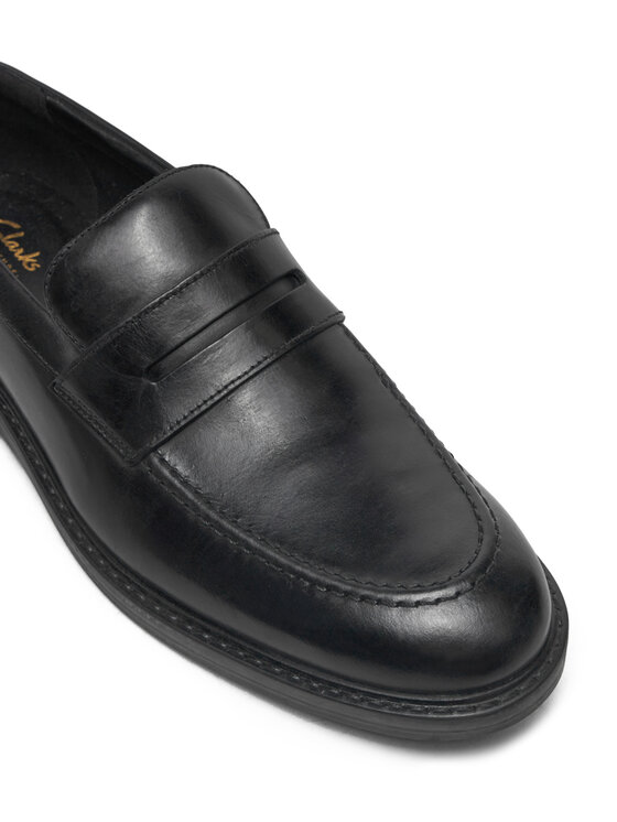 Clarks Clarks Mokasíny Aldwin Step 26178429 Čierna
