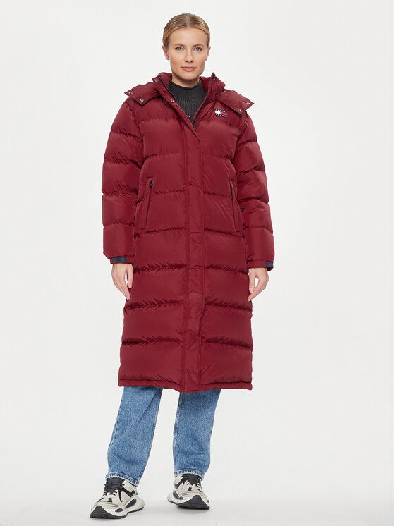 Tommy Jeans Tommy Jeans Pūkinė striukė Alaska DW0DW14287 Raudona Regular Fit