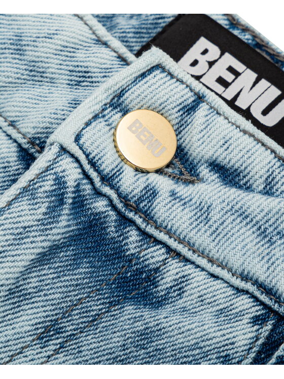 BENU BENU Džínsové šortky szorty Modrá Modern Fit