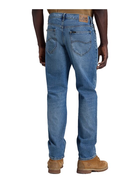 Lee Lee Jeansy 112386507 Niebieski Loose Fit