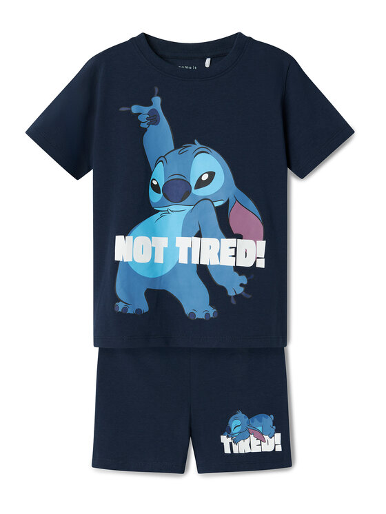 NAME IT Pyžamo Stitch 13243004 Tmavomodrá Regular Fit
