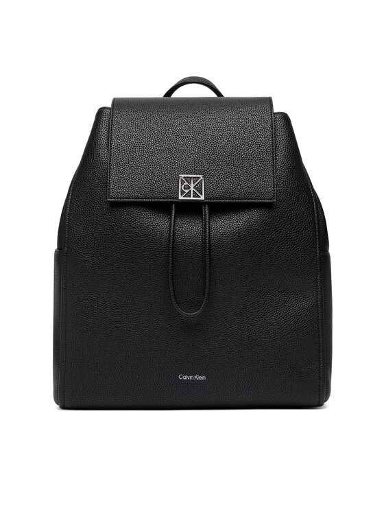 Calvin Klein Calvin Klein Раница Emblem Hw Pebble Backpack LV04F3553G Черен