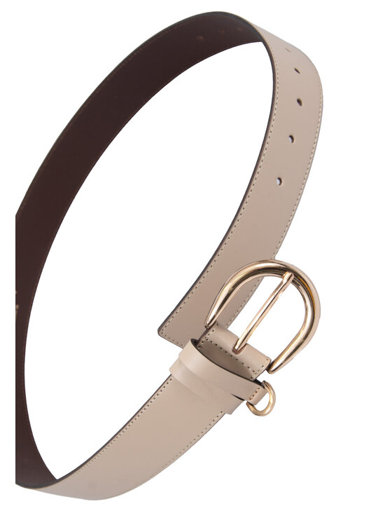 ALLORA BE UNIQUE ALLORA BE UNIQUE Cintura da donna 100% leather Beige