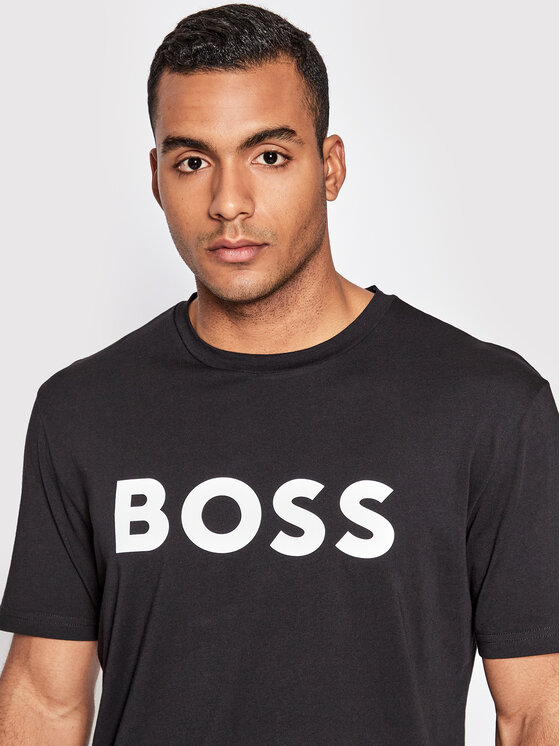 BOSS Boss T-Shirt Thinking 1 50481923 Czarny Regular Fit