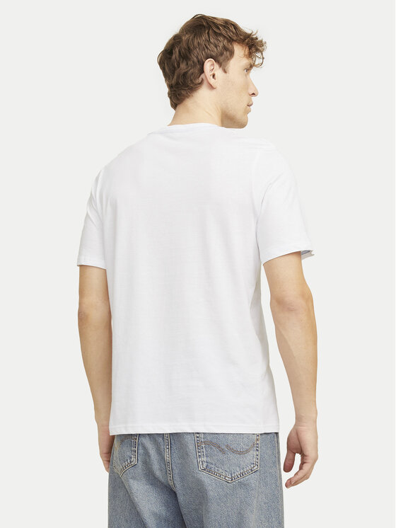 Jack & Jones Jack & Jones Majica Simon 12269280 Bela Standard Fit