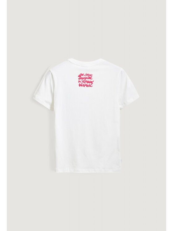 Desigual Desigual T-shirt TS_BOTANICAL_LACROIX Bianco Shirt Fit