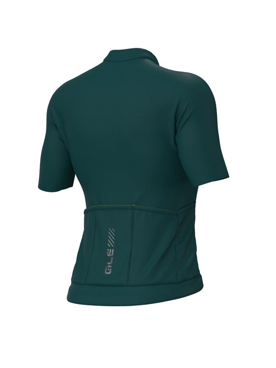 Alé Cycling Alé Cycling Koszulka rowerowa Solid Color Block Off Road Zielony Regular Fit