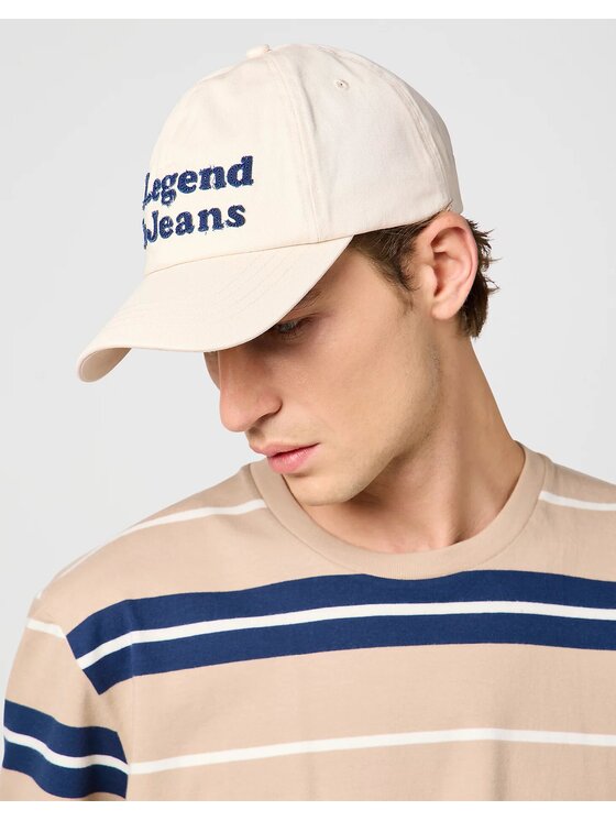Wrangler Wrangler Czapka z daszkiem LOGO CAP Biały