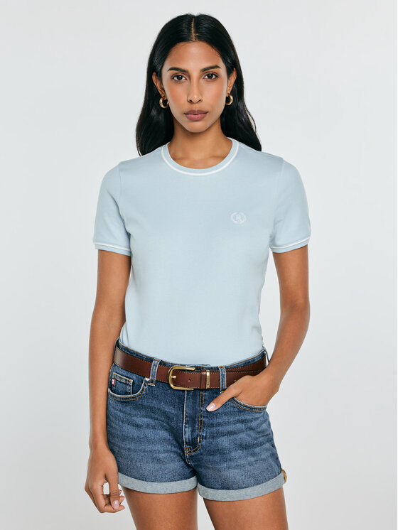 BIG STAR BIG STAR T-Shirt LEMOURE Niebieski Basic Fit