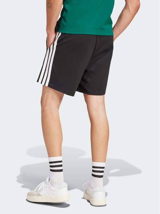 adidas adidas Szorty sportowe Essentials 3-Stripes JD1891 Czarny Regular Fit