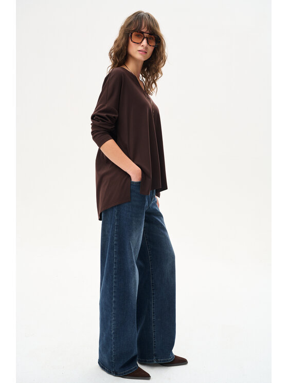 blue shadow blue shadow Tunika Lydia Brązowy Regular Fit