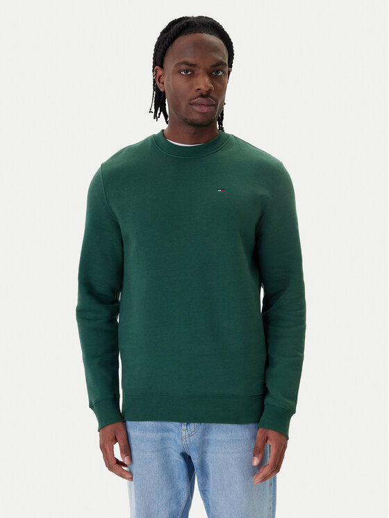 Tommy Jeans Tommy Jeans Bluză DM0DM20741 Verde Regular Fit