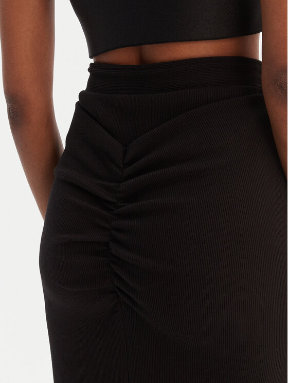 Versace Jeans Couture Versace Jeans Couture Maksi sijonas 80HAE870 J0198 Juoda Slim Fit