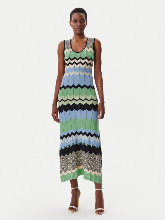 LOLA CASADEMUNT LOLA CASADEMUNT Úpletové šaty MS2516005 Barevná Regular Fit
