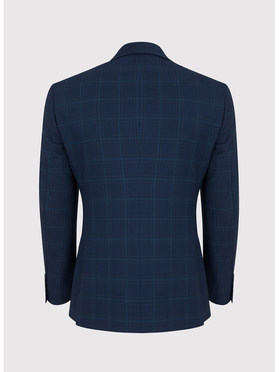 Pako Lorente Pako Lorente Marynarka P23SP-3G-009 Granatowy Slim Fit