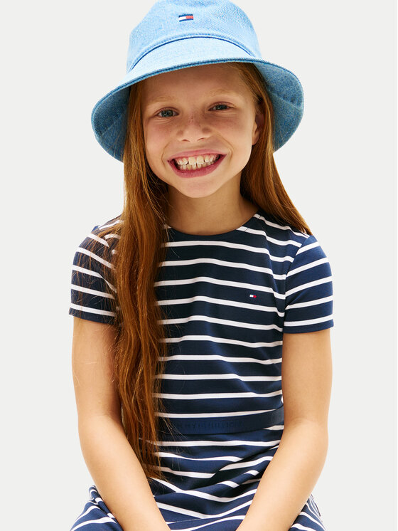 Tommy Hilfiger Tommy Hilfiger Vestito da giorno KG0KG09149 Blu scuro Regular Fit