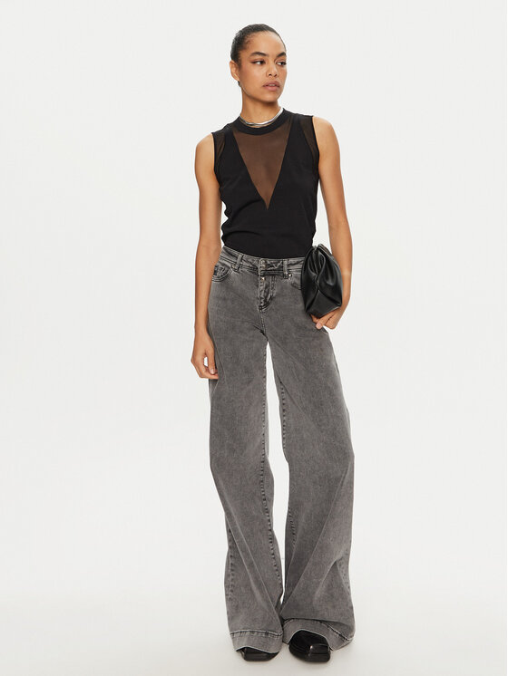 PINKO PINKO Bluzka Felce 102818 A1KX Czarny Regular Fit