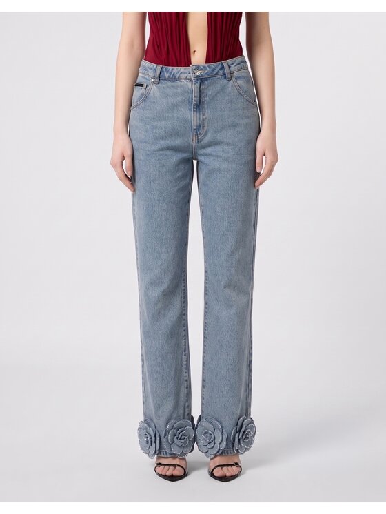 PHILIPP PLEIN PHILIPP PLEIN Jeansy 31162 Niebieski Straight Fit