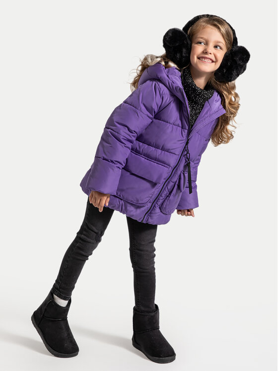 Coccodrillo Coccodrillo Kurtka zimowa ZC4152104OGK Fioletowy Regular Fit