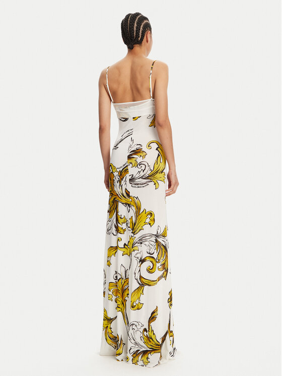 Versace Jeans Couture Versace Jeans Couture Φόρεμα καλοκαιρινό 78HAO900 Λευκό Regular Fit