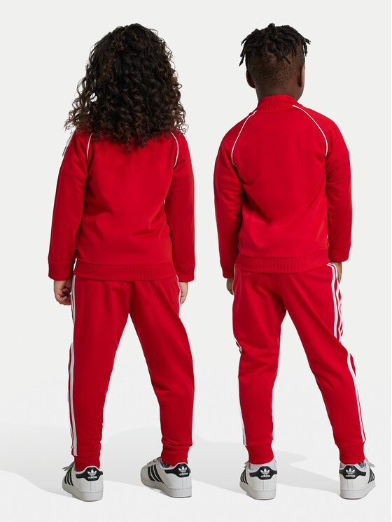 adidas adidas Dres adicolor SST IX7625 Czerwony Regular Fit