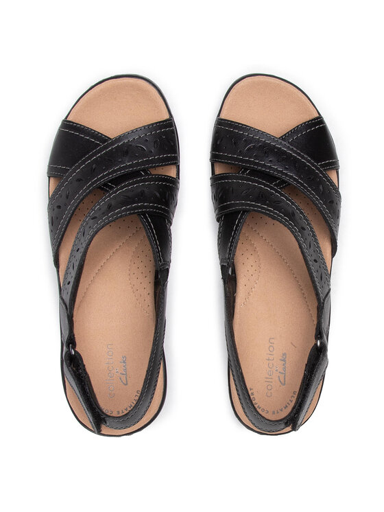 Clarks Clarks Sandale Lexi Pearl 261582104 Negru