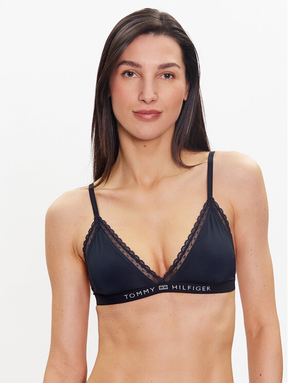 Tommy Hilfiger Bralette krūšturis UW0UW04242 Tumši zils