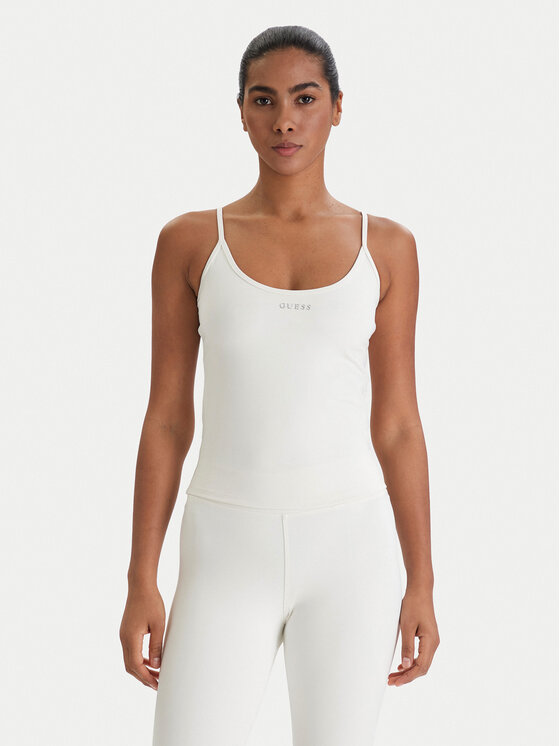 Guess Guess топ V6RP14 KD952 Екрю Slim Fit