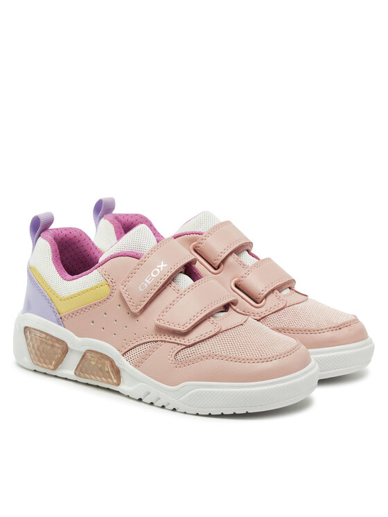 Geox Geox Sneakersy J Illuminus J55HPA 0ASBU C8206 D Różowy