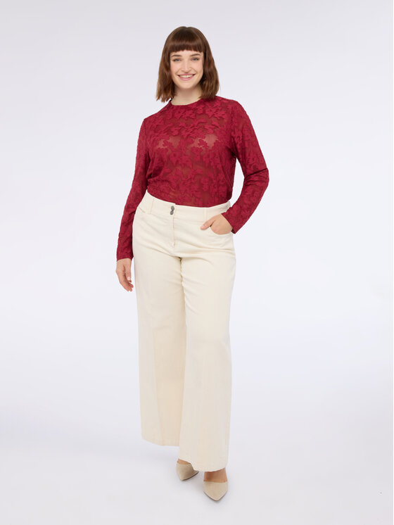 Fiorella Rubino Fiorella Rubino T-shirt G005L008739N026 Rosso Regular Fit