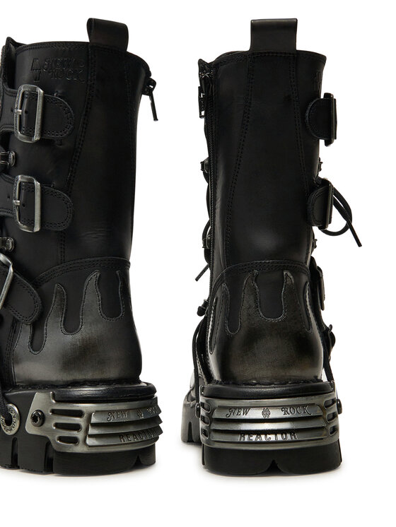 NEW ROCK NEW ROCK Bocanci M-107-S2 Negru