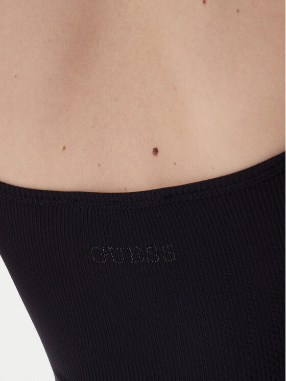 Guess Guess Letné šaty O5GK10 KCDA2 Čierna Regular Fit