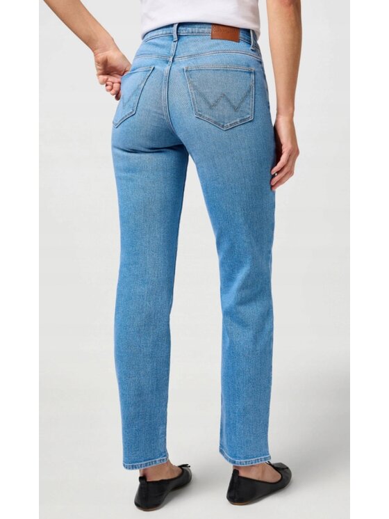 Wrangler Wrangler Jeansy Straight 658 Niebieski Straight Fit