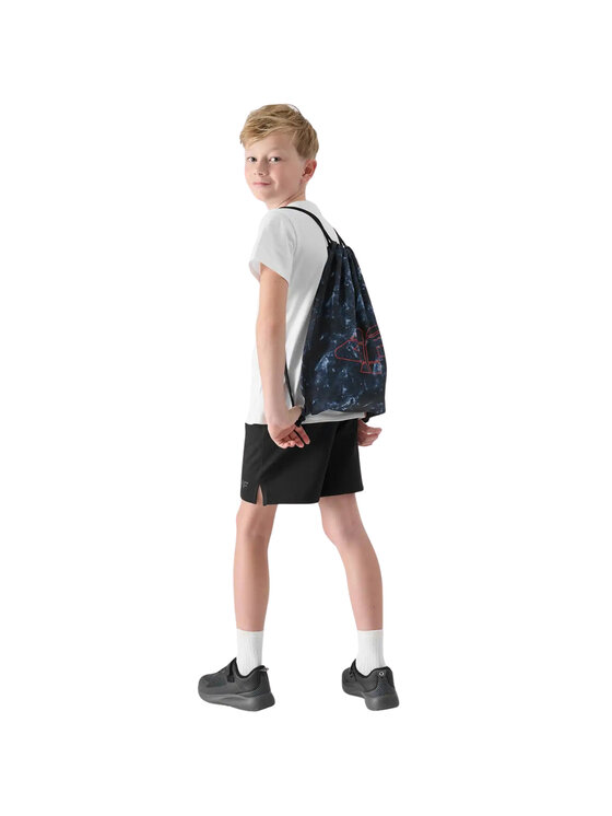 4F 4F Completo t-shirt e pantaloncini sportvi 4FJWAW25TAPSM085-20S Nero Regular Fit