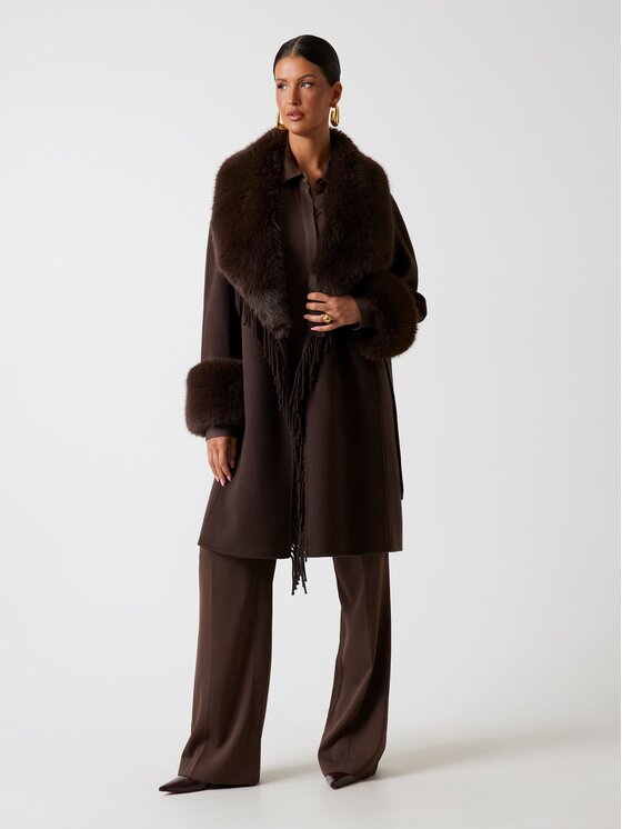 Marciano Guess Marciano Guess Cappotto di lana 5BGL46 7125A Marrone Regular Fit