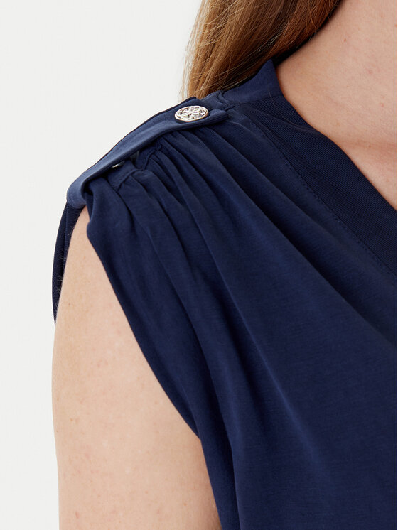Guess Guess Blusa W5YP52 KCYW2 Blu scuro Regular Fit