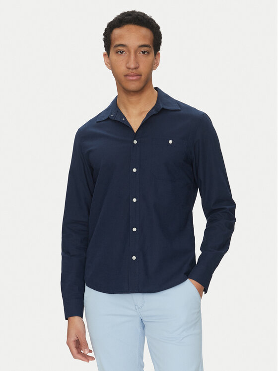 Blend Blend Camicia 20718400 Blu scuro Regular Fit
