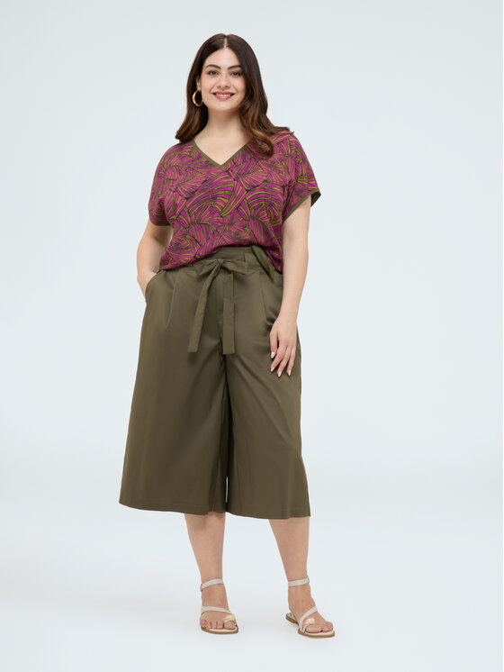 Fiorella Rubino Fiorella Rubino T-Shirt G0AVL009178N0Z5 Zielony Regular Fit
