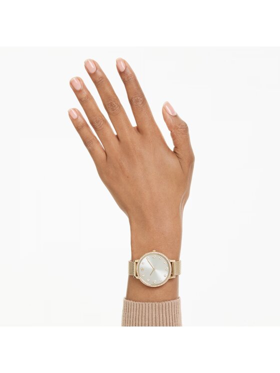 Swarovski Swarovski Zegarek Clarica 5740823 Srebrny