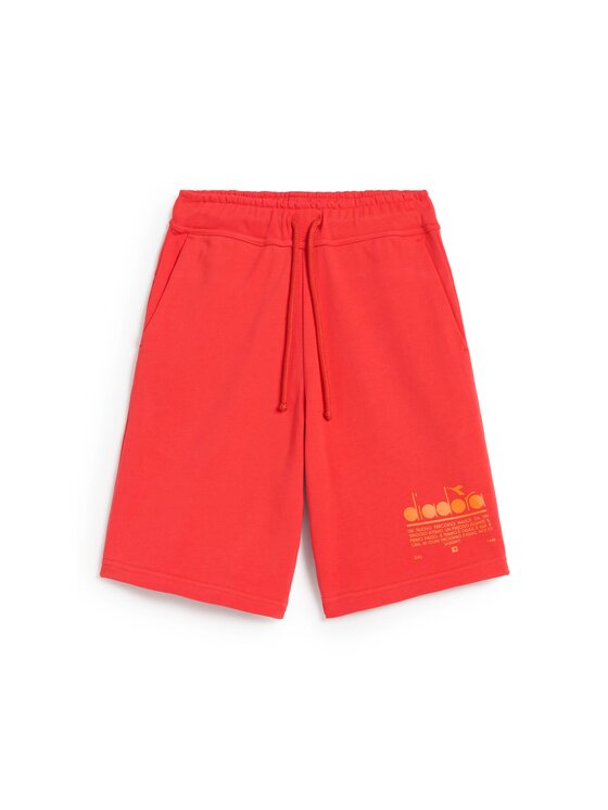 Diadora Diadora Szorty MANIFESTO Czerwony Regular Fit