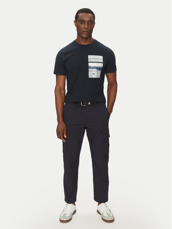 BOSS BOSS Póló 50539194 Sötétkék Regular Fit